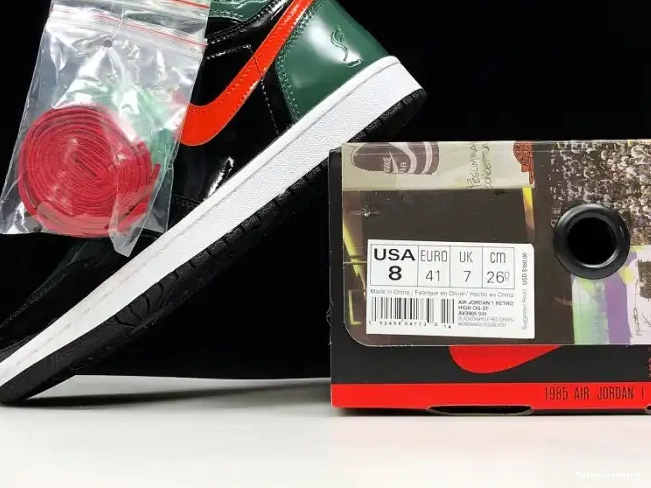 MaikeSneakers High AV3905-038 x SoleFly Jordan 1 Black Team OG Retro Air Orange-Fir 0521